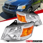 Fit 2008-2010 Dodge Grand Caravan Headlights Lamps Assembly Left+right 09 New. Price: $89.99.