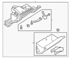 Genuine Audi Glove Box Assembly 4M1-857-035-R-SE2 New. Price: $522.23.