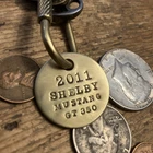 2011 Ford Shelby Mustang GT-350 Brass Key Fob Carroll Cobra Pony New. Price: $16.95.