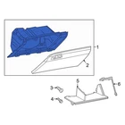 For Dodge Charger 2011-2023 1QF13DX9AP Front Glove Box Assembly New. Price: $707.78.