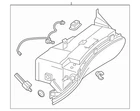 Genuine Mercedes-benz Glove Compartment Housing 222-680-53-04-64-8R85 New. Price: $551.25.