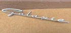 1963 Ford Galaxie 500 Xl Metal Fender Emblem Without Logo Bagde C3AB-16098 Used. Price: $75.00.