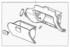 Genuine Gm Compartment 85629975 New. Price: $124.48.
