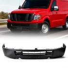 Primed Front Bumper Face Bar For 2012-2021 Nissan NV1500 NV2500 NV3500 Black New. Price: $280.00.