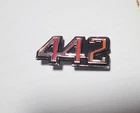 Original 1970 1971 1972 Oldsmobile 442 Glove Box Emblem Gm #405435 Used. Price: $35.00.