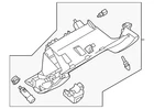 Genuine Nissan Glove Box Frame 68108-6GP0A New. Price: $399.00.