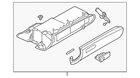 Genuine Audi Glove Box Assembly 8E1-880-302-E-24A New. Price: $986.66.