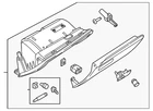 Genuine Audi Glove Box Assembly 8U1-857-035-P-BA4 New. Price: $562.50.