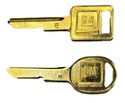 New Gm Logo Oem "e" Ignition +"h" Doors/trunk Key Blanks 24K Gold Plated Uncut. Price: $69.95.