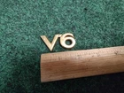 Genuine Toyota Deck Lid Emblem Gold Name Plate Badge V6 75443-AA130 / AA090 5S5 Used. Price: $16.99.