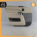 14-17 Range Rover Sport L494 Front Left Side Interior Door Panel Trim Beige Oem Used. Price: $160.23.
