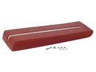 1964-65 Falcon Console Lid Stainless Steel Trim Padded Red Top Ranchero New. Price: $159.90.