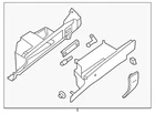 Genuine Nissan Glove Box Assembly 68102-9FV2A New. Price: $352.90.