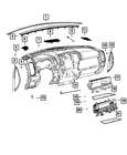 Genuine Mopar Instrument Panel Glove Box 5YE141N1AI New. Price: $67.41.