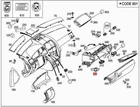 Genuine Mercedes S204 W204 Sedan Glove Compartment Lid Dampening 2046801126 New. Price: $56.48.