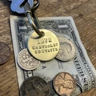 1972 Chevrolet Corvette Brass Key Fob New. Price: $14.95.