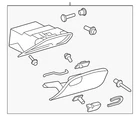 Genuine Gm Glove Box Assembly 22701626 New. Price: $120.86.