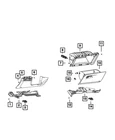 Genuine Mopar Glove Box Door 7XE88TX7AA New. Price: $120.15.