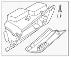 Genuine Nissan Glove Box Assembly 68102-6TA2A New. Price: $246.27.