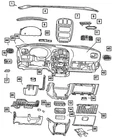 Genuine Mopar Glovebox Latch SC88ZJ3AA New. Price: $14.87.