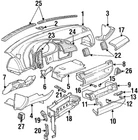 Genuine Bmw Glove Box 51-16-8-171-270 New. Price: $129.26.