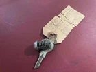 1957 - 1962 Glovebox & Tirewell Lock Cylinder And Keys Dodge Plymouth Chrysler Used. Price: $39.95.