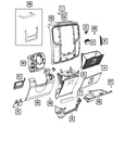 Genuine Mopar Glovebox Door Latch 1JQ68TX7AA New. Price: $16.59.