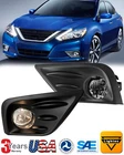Fog Light For 2016-2018 Nissan Altima 4DOOR Sedan Front Bumper Lamp W/bulbs Pair New. Price: $84.99.