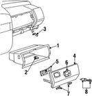 Genuine Volkswagen Glove Box Door 1H6-857-122-Q05 New. Price: $204.48.