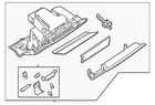 Genuine Audi Glove Box Assembly 8S1-880-302-A-24A New. Price: $358.81.