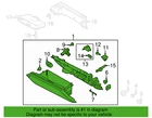 Oem 2021-23 Ford Mustang Glove Box Compartment Assembly, Black KR3Z-63060T10-BD New. Price: $295.00.
