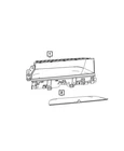 Genuine Mopar Glove Box Bin 5YK23TX7AF New. Price: $113.86.
