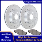 Front Slotted Rotors Brakes Kit For 2.4L Honda Accord Set New. Price: $71.55.