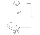 Genuine Ford Armrest Assembly Console GA1Z-5806024-BD New. Price: $269.54.