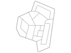 Genuine Volkswagen Lock Plate 1T3-858-539 New. Price: $6.57.