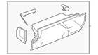 Genuine Nissan Glove Box 68520-5SA1B New. Price: $88.84.