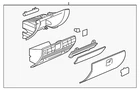 Genuine Gm Glove Box 96837506 New. Price: $26.25.