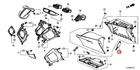 New Genuine Honda Glove Box Damper Oe 77530TLAA01. Price: $15.86.