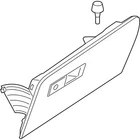 Genuine Bmw Glove Box Lid 51-16-9-375-429 New. Price: $344.68.