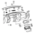 Genuine Mopar Instrument Panel Glove Box 7KK59SKSAA New. Price: $554.40.