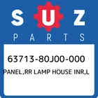 63713-80J00-000 Suzuki Panel,rr Lamp House Inr,l 6371380J00000, New Genuine Oem. Price: $54.12.
