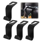 Hqrnyp 4PCS Seat Headrest Hook, Purse Holder For Car, Black Stylish New. Price: $11.60.