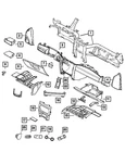 Genuine Mopar Glovebox Door Latch 5JM55ZJ3AC New. Price: $64.01.