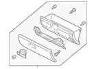 Genuine Mazda Glove Box Assembly GP9A-64-030B-02 New. Price: $44.58.