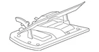 Genuine Gm Ebony Instrument Panel Compartment 25867249 New. Price: $108.94.