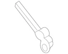 Genuine Volkswagen Lock Cylinder Damper 2G1-858-309 New. Price: $15.27.
