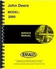 John Deere 2000 Tractor Service Manual Brand. Price: $84.98.