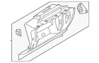 Genuine Volkswagen Glove Box Frame 7P1-857-114-H-4A1 New. Price: $132.59.