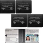 4 Car Registration And Insurance Holder, Vehicle Pcs, Black, Logo New. Price: $9.82.