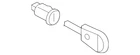 Genuine Bmw Cylinder & Keys 51-16-7-001-461 New. Price: $54.85.